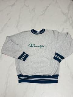希少 90s USA製 Champion リバースウィーブ リブライン 刺繍 Mのサムネイル