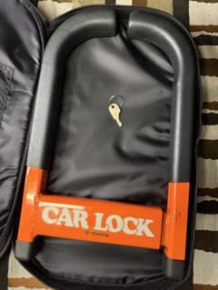 トヨタ純正カーロック専用ケース鍵付き盗難防止U字ロックTOYOTA Medeco 