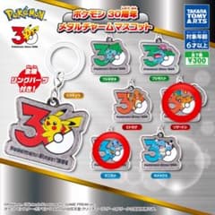 ポケモン 30周年 メタルチャームマスコット リザードン ゼニガメのサムネイル