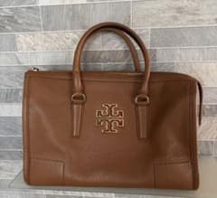 Tory Burch ブラウンレザートートバッグのサムネイル