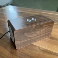 エスコ(esco) 66x 60x151mm [充電式]スピーカークロック EA798CS-110 Bluetooth スピーカー ワイヤレス充電機能付クロック - メルカリ