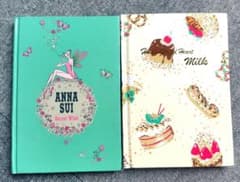 ANNA SUI ＆MILK ノートブック 2冊セットのサムネイル