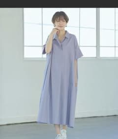 新品　シャツワンピース　titivate ワイドシルエットスキッパーワンピースのサムネイル