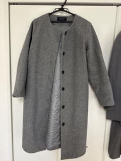 chocol raffine robe ロングコート グレーのサムネイル