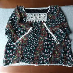 花柄シフォンチュニックのサムネイル