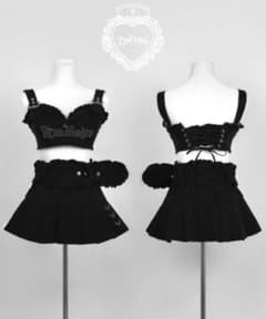 DimMoire【ディムモアール】デニムビスチェSETUPGray セットアップ ディムモアール dimmoire デニムビスチェ セットアップ - メルカリ