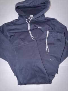 専用ヘヴィウェイトNIKE スウェットセットアップ　LXL ネイビー　バギー 専用ヘヴィウェイトNIKE スウェットセットアップ LXL ネイビー バギー