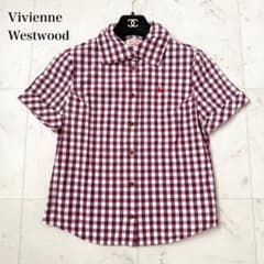極美品❤️Vivienne Westwood 半袖シャツ　ギンガムチェック　L 極美品❤️Vivienne Westwood 半袖シャツ ギンガムチェック L - メルカリ