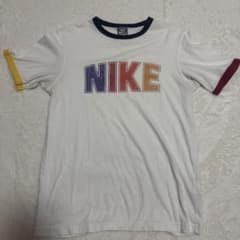NIKE リンガーTシャツ マルチカラーロゴ ホワイト Mのサムネイル
