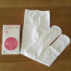 子供用 白タイツ  2足のサムネイル