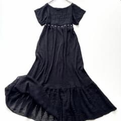 tuzy　RED VALENTINO　マキシ丈透かし編みニットワンピース tuzy様専用 RED VALENTINO マキシ丈透かし編みニットワンピース - メルカリ