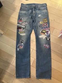 HYSTERIC GLAMOUR ワッペンデニム　ガールプリント デニムパンツのサムネイル