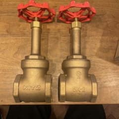 KITZ ゲートバルブ 5K-2 青銅　2個セットのサムネイル