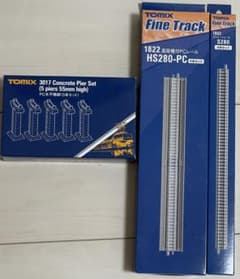 【まとめ売り】TOMIX Nゲージ ファイントラック 橋脚・PCレールセットのサムネイル