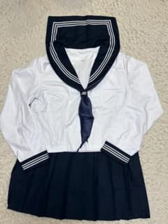 セーラー服 コスプレ衣装 長袖上下セット XLサイズのサムネイル