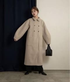 Amiur 　bal collar round sleeve coatのサムネイル