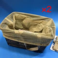 エコバッグ　カゴバック　レジカゴバック　2個セット　即購入可のサムネイル