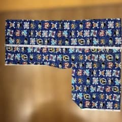 ONE PIECE 海賊旗 総柄 生地 布 はぎれのサムネイル