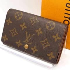 【鑑定済み】ルイヴィトン✨モノグラム✨ポルトフォイユ トレゾール✨二つ折り財布 ルイヴィトン モノグラム ポルトフォイユ トレゾール 二つ折り財布