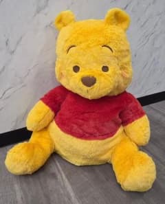 A46 くまのプーさん 赤いほっぺ グランデ ぬいぐるみ おすわりVer.