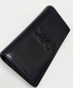 イヴサンローラン　長財布　YSL レザー　ブラックのサムネイル