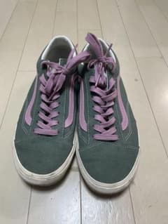 VANS スニーカー グリーン パープルのサムネイル