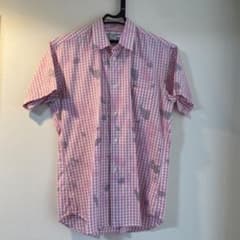 COMME des GARCONS SHIRT 깅엄 체크 핑크 S