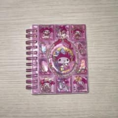 サンリオキャラクターズ マイメロディ 水シール表紙 ミニノート メモ用紙 メモ帳