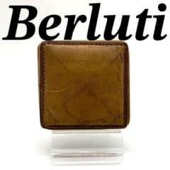 ベルルッティ 小銭入れ ケース レザー ブラウン コンパクト 80520 ベルルッティ 小銭入れ コインケース レザー ブラウン コンパクト