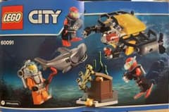 LEGO City 60091 深海探索 ミニフィグ セットのサムネイル
