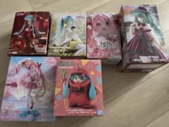 未開封 初音ミク プライズフィギュア まとめ売り 6点セット