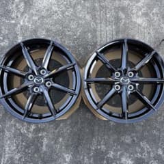 USED】ロードスターND5RE 純正16㌅ホイール ブラックメタリック 2本