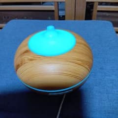 エニープロ 木目調アロマディフューザー 加湿器 - メルカリ