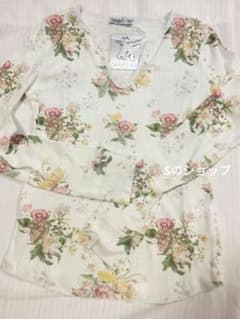 OPEN YY 花柄 長袖 トップス Mのサムネイル