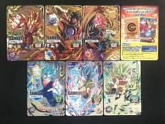 スーパードラゴンボールヒーローズBM3弾サンプルカードフルコンプ全7種