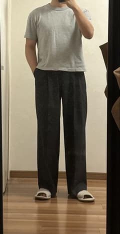 MUSINSA STANDARD スーパーワイドヒドゥンバンディングスラックス