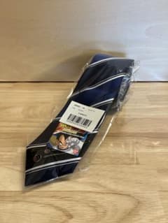 【新品未使用】ドラゴンボールZ ネクタイ ネイビー系 ストライプ柄のサムネイル