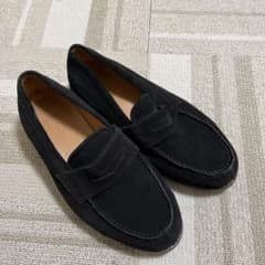 k様専用　HERISSON  エリソン LOAFER  黒 スエード ローファーのサムネイル