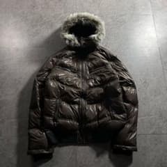00s【archive】fur down jacket/Y2K/swag お兄系