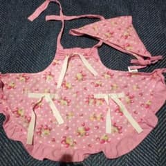 エプロン 三角巾　セット　子ども  100のサムネイル