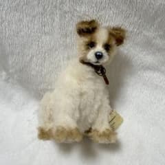 優しいボタン耳ワンワン ぬいぐるみ アーティストベア 海外作家様 ぬいぐるみ 犬 海外 作家 犬 アーティストベア ぬいぐるみ ミニチュア ウィットニー