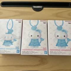 サンリオキャラクターズ クリアフィギュアキーホルダー 2種3個セットのサムネイル