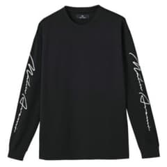 【新作】MATIN AVENIR スリーブロゴ ロングTシャツ 《サイズL》黒のサムネイル