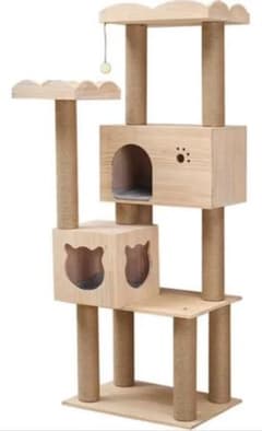 キャットタワー 木製のサムネイル