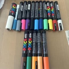 Thumbnail of ポスカ POSCA 17本セット ラメ