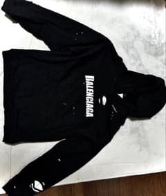 BALENCIAGA ダメージ加工 パーカー - メルカリ