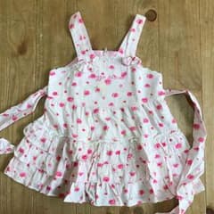 メゾピアノ95  ラブリーワンピース美品　★しみ抜き済★のサムネイル