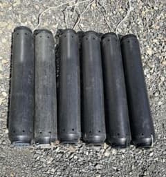 中古品　アナゴ用仕掛け筒　アナゴ胴3本セット　 アナゴ胴 アナゴ筒 6本セット 仕掛け 漁具 - メルカリ