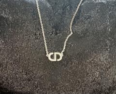 Christian Dior CDロゴ ネックレス シルバーのサムネイル