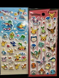 ミ*君様 【公式！】ポケットモンスター　ポケモン　ぷっくり　シール　3D マシュのサムネイル